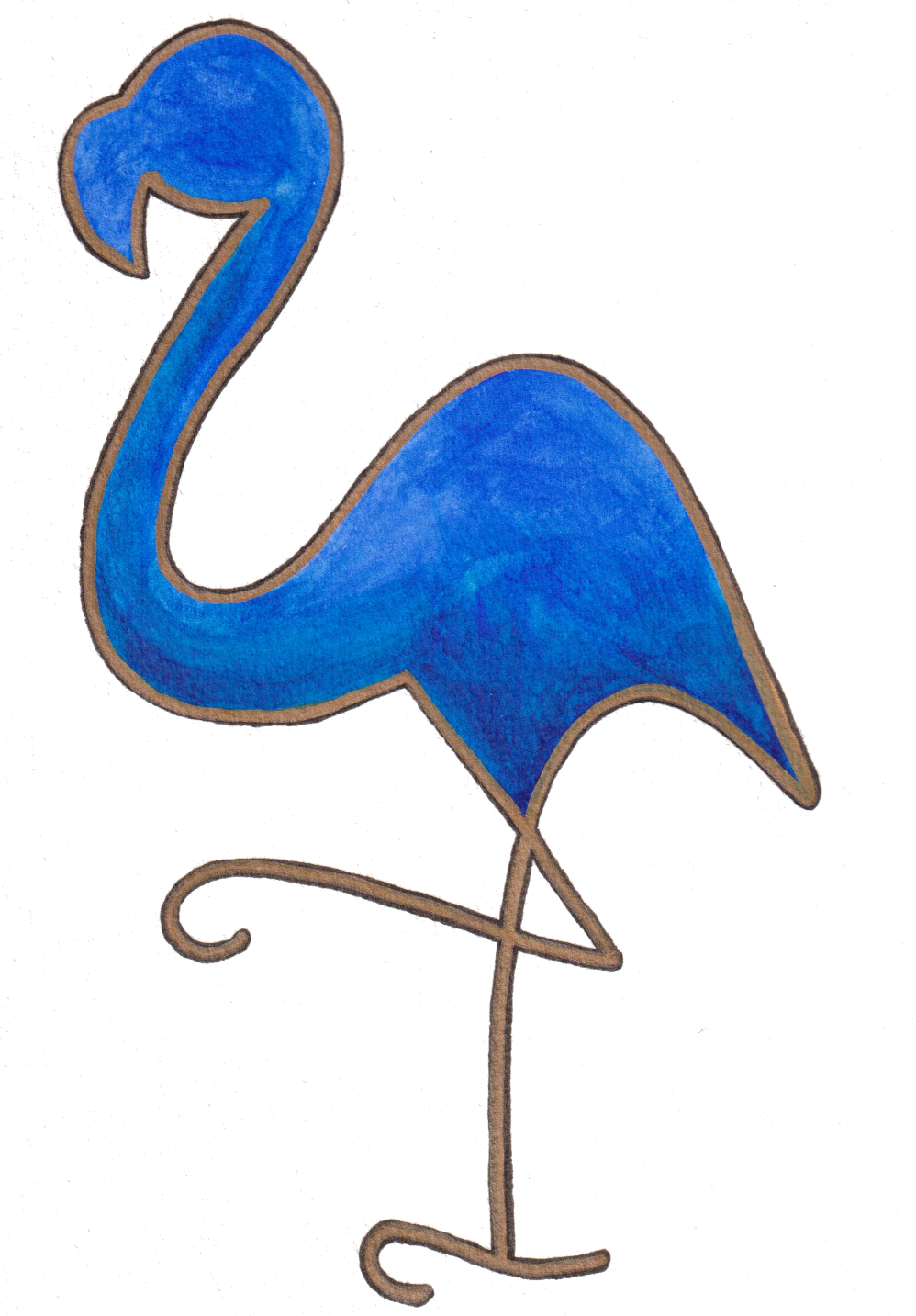 Blue Flamingo