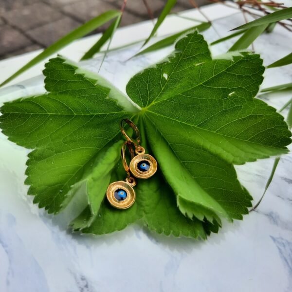 Evil eye earrings