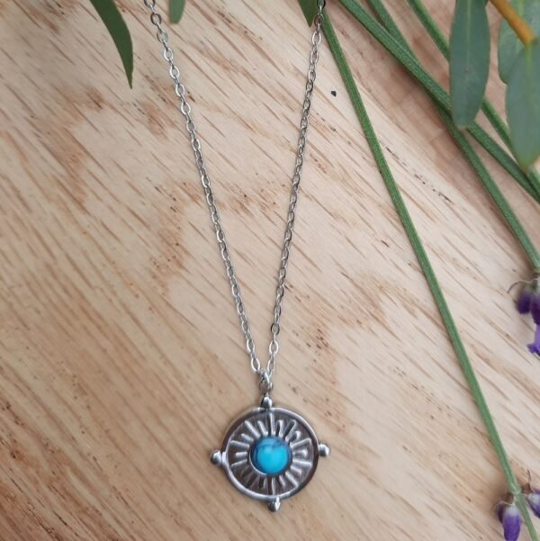 Sun stone necklace