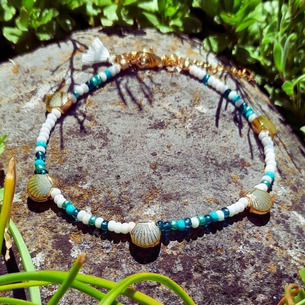 Ocean clam anklet