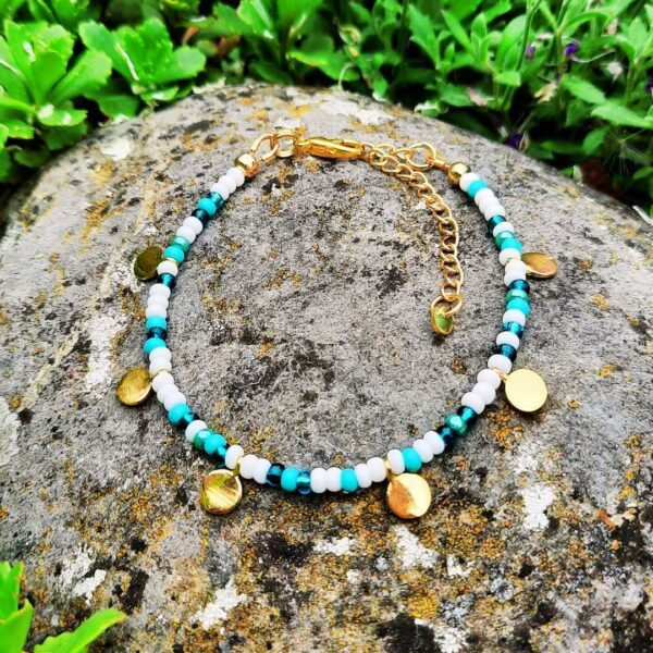 Ocean disc bracelet