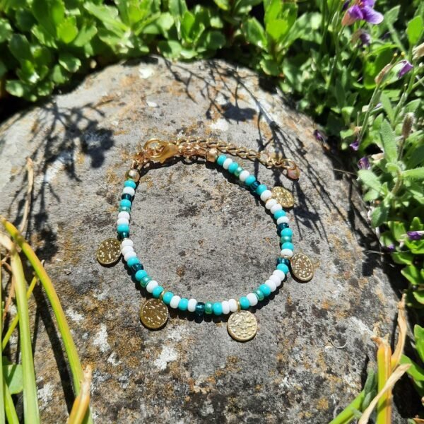 Ocean wishes bracelet in gold