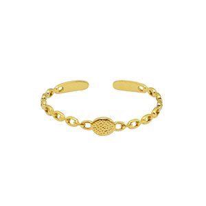 Gold connection ring