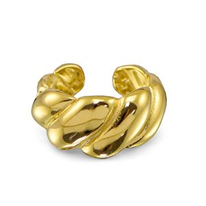 Gold echo ring