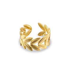 Gold leaf ring